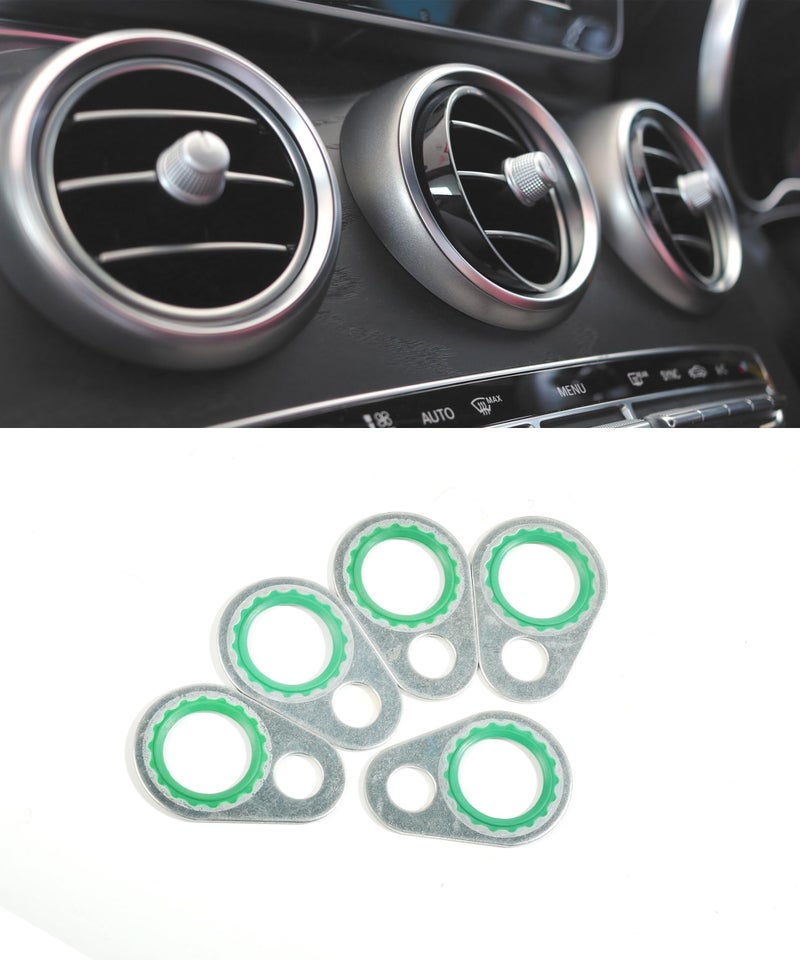 bylikeho A/C O Ring Kit,Car Accessories Gasket,O Ring Assortment Kit,AC O Ring Kit,60pcs AC Seal Kit,A/C Compressor Seal Kit,Automotive Replacement Seal Gasket,AC Gasket Kit - Image 3